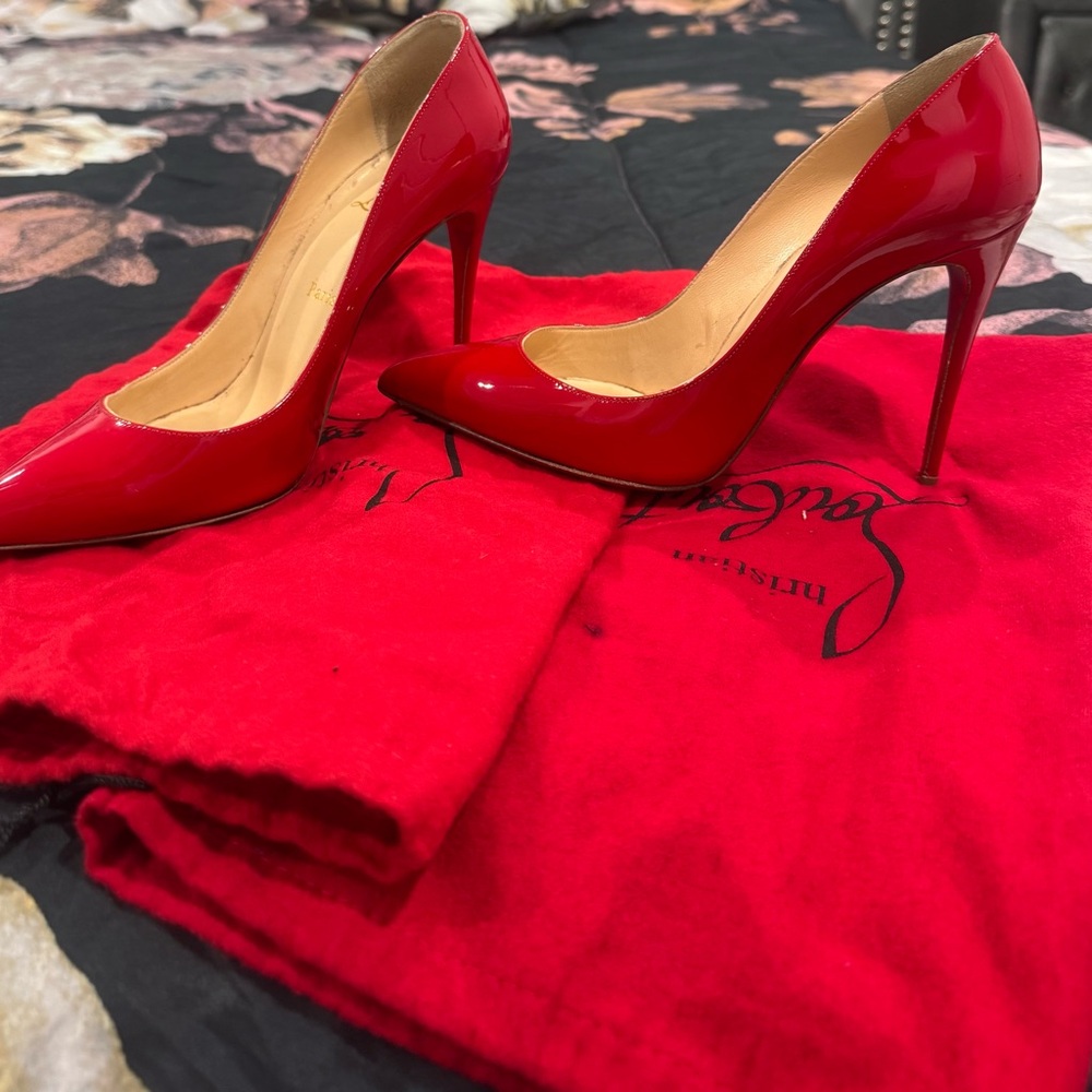 Christian Louboutin Glossy Red Heels